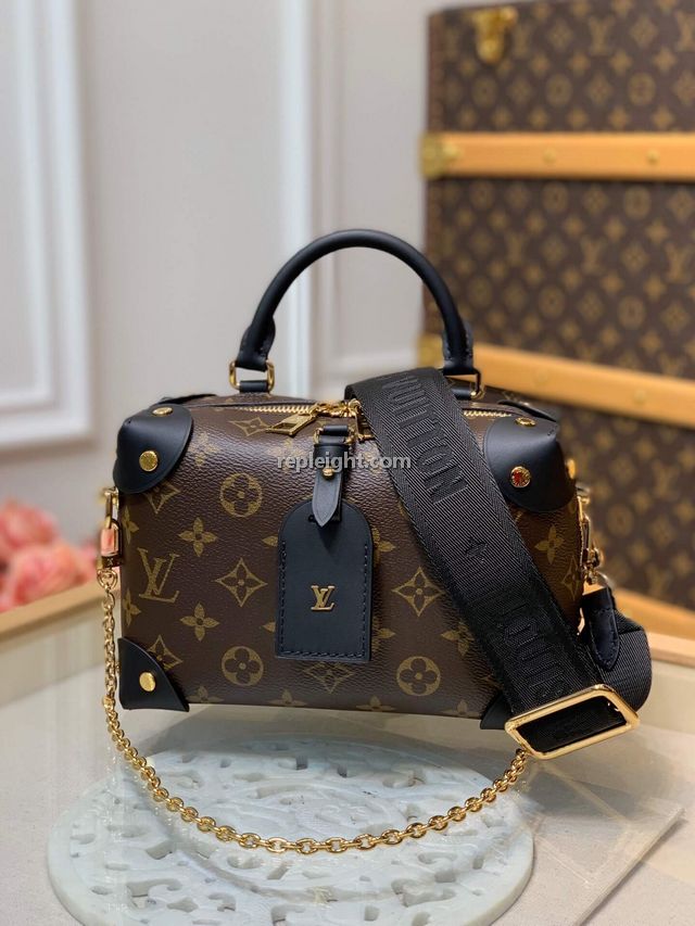 LOUIS VUITTON-M45571 루이비통 느와르 모노그램 쁘띠뜨 말 수플