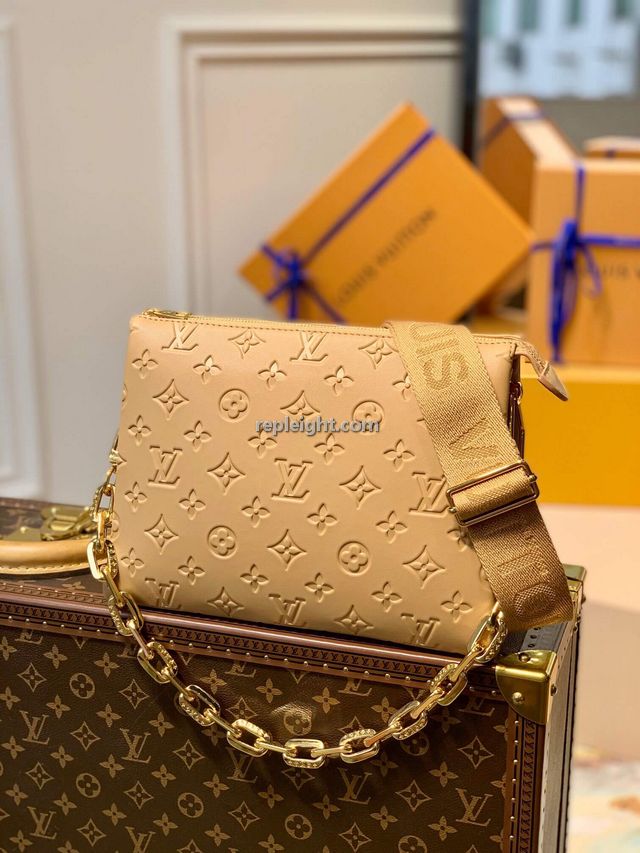 LOUIS VUITTON-M57791 루이비통 카멜 모노그램 송아지 가죽 쿠상 PM