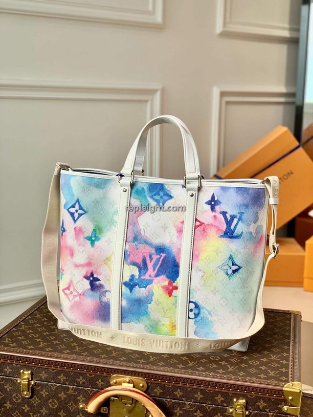 LOUIS VUITTON-M45754 루이비통 모노그램 워터컬러 뉴 토트 GM