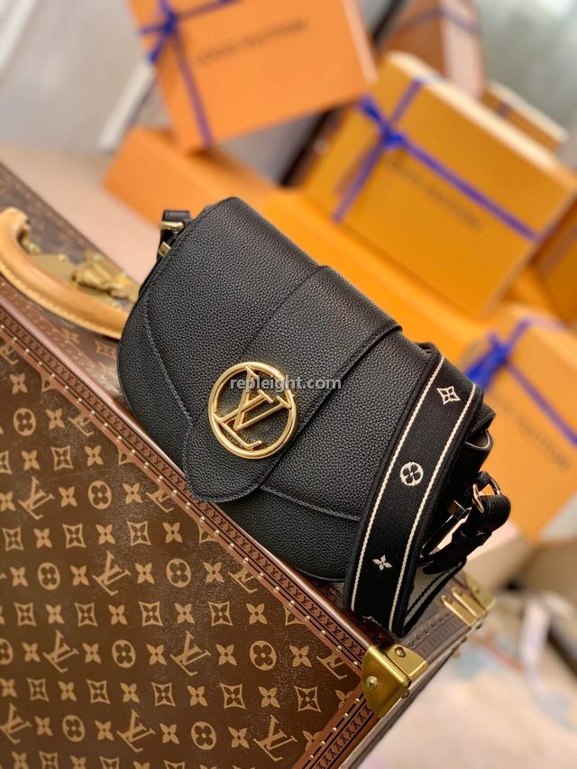 LOUIS VUITTON-M58967 루이비통 블랙 퐁 뇌프 소프트 MM