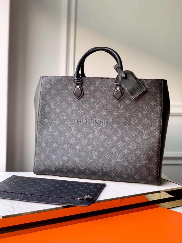 LOUIS VUITTON-M44733 루이비통 모노그램 이클립스 그랑 삭 남성 토트백