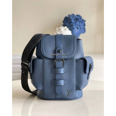 LOUIS VUITTON-M58494 루이비통 네이비 토뤼옹 가죽 크리스토퍼 XS