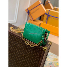 LOUIS VUITTON-M59389 루이비통 그린 모노그램 램스킨 쿠상 BB