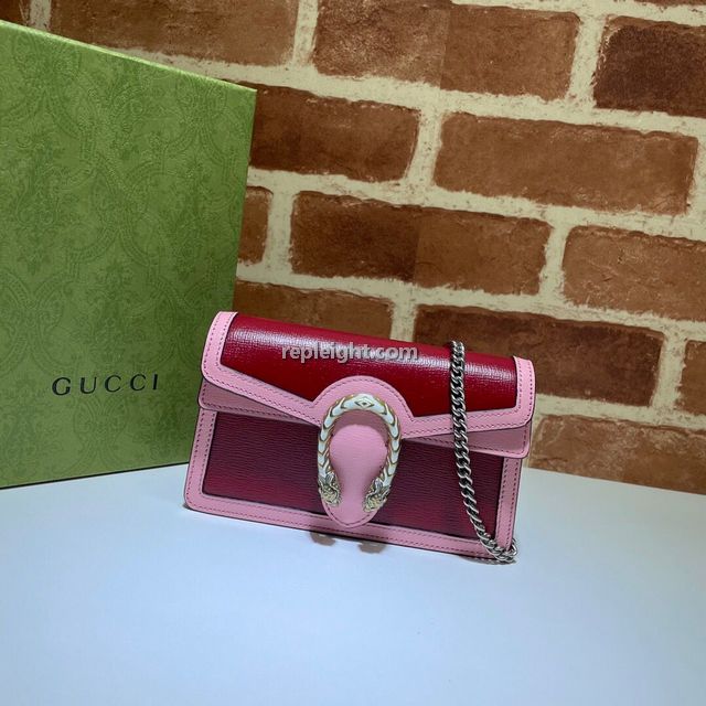 GUCCI-476432 6664 구찌 레드&핑크 디오니서스 슈퍼 미니 백