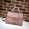 GUCCI-421890 6813 구찌 GG Marmont 마몽 앤틱 로즈 가죽 탑 스몰 핸들 백