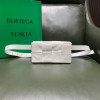 BOTTEGA VENETA-651053 보테가 베네타 화이트 인트레치아토 위빙 미니 카세트 벨트 백