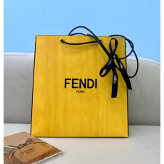 FENDI-7VA513 펜디 옐로우 팩 미디엄 쇼핑 백