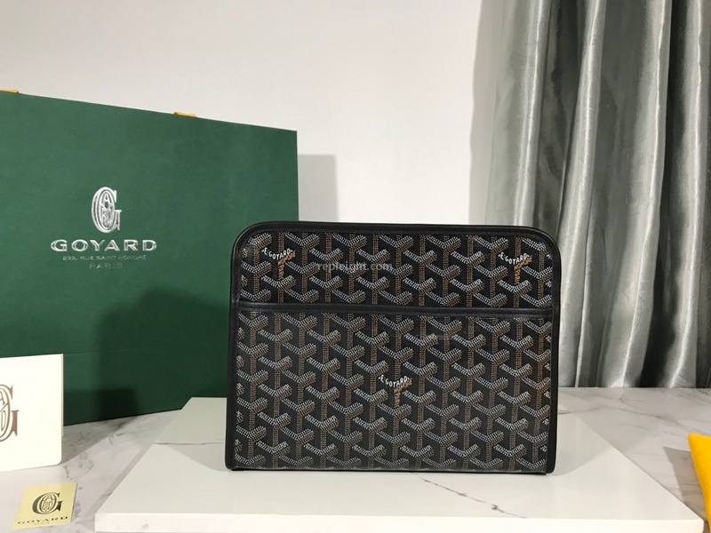 GOYARD-고야드 블랙 쥬방스 JOUVENCE MM 이브닝 클러치백