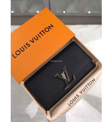 LOUIS VUITTON-M61248 루이비통 보 카슈미르 카퓌신 월릿 블랙