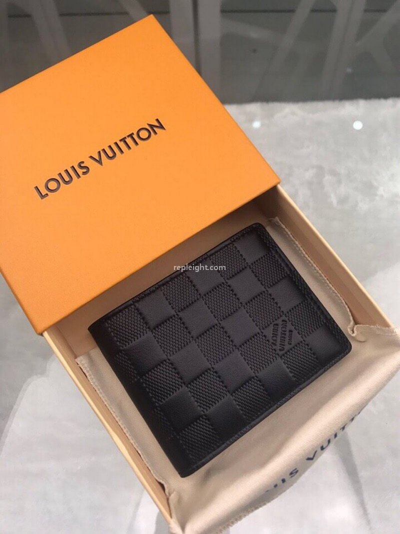 LOUIS VUITTON-N63263 루이비통 다미에 인피니 슬렌더 지갑 블랙