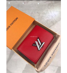 LOUIS VUITTON-M64413 루이비통 에삐 레더 트위스트 컴팩트 월릿 Coquelicot