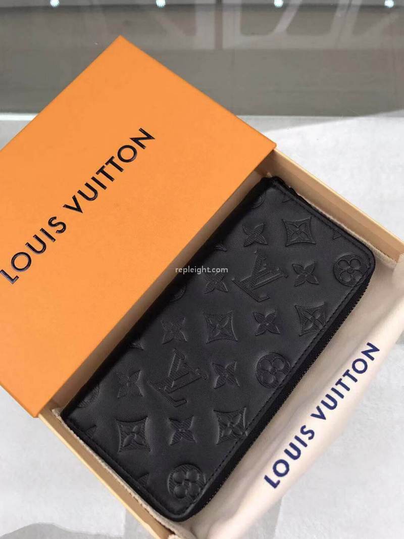 LOUIS VUITTON-M62902 루이비통 블랙 모노그램 지피 월릿 버티컬