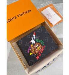 LOUIS VUITTON-M80930 루이비통 모노그램 이클립스 X-MAS 프린팅 멀티플 월릿