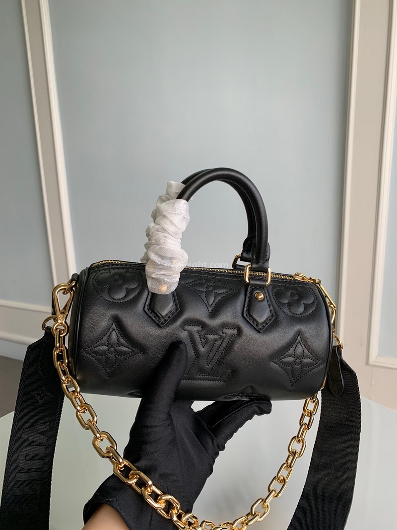 LOUIS VUITTON-M59800 루이비통 블랙 모노그램 퀄팅 빠삐용 BB