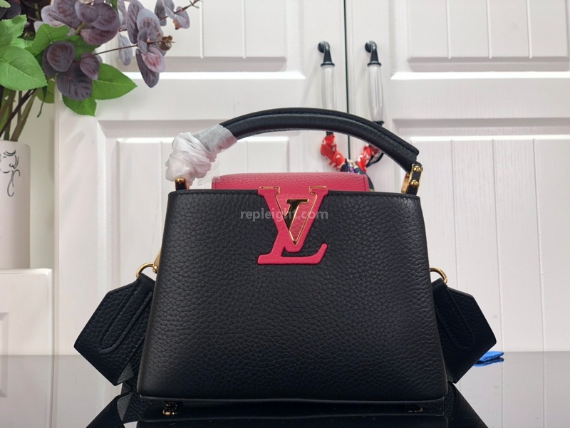 LOUIS VUITTON-M59882 루이비통 블랙 토뤼옹 카퓌신 MM