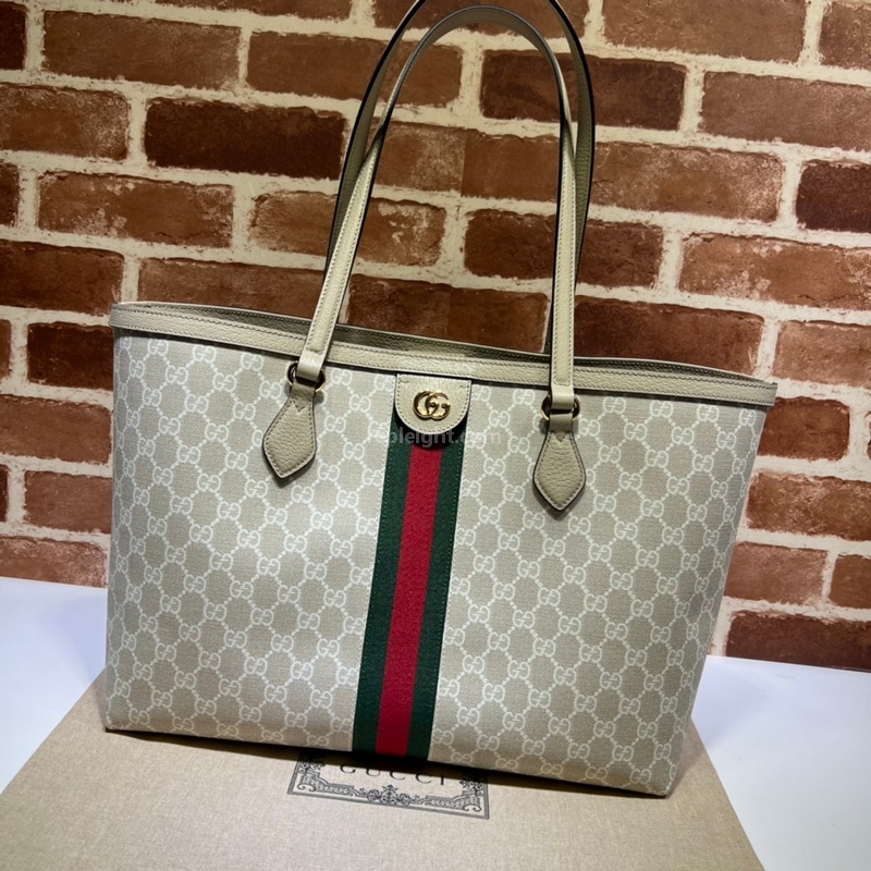 GUCCI-631685 9682 구찌 오피디아 오트밀 미디엄 GG 토트백