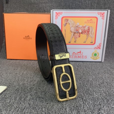 에르메스-HERMES 송아지 가죽 스트랩 38mm