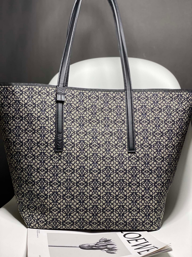 로에베 - LOEWE - Anagram jacquard 송아지 가죽 T 토트백