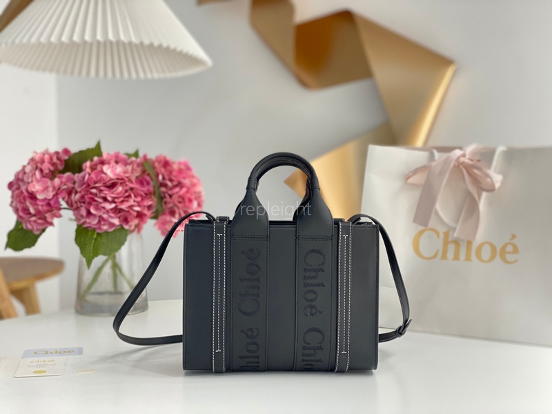 CHLOE - 끌로에 Mini woody tote bag