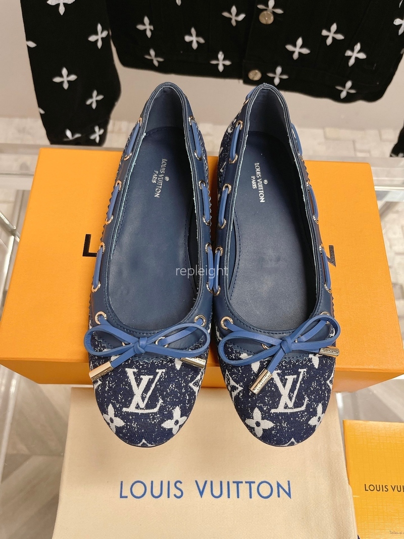 LOUIS VUITTON-루이비통 Monogram Denim Oasis Ballerina