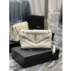 YSL-5774761EL079207 퀼트 램스킨 루루 퍼퍼 스몰백