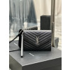 YSL- SAINT LAURENT 617662BOW021000 퀼티드 그랑 드 뿌드르 엠보스드 모노그램 클러치