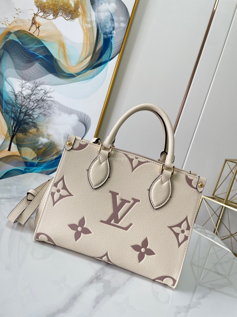 LOUIS VUITTON-M45654 루이비통 크림/로즈 모노그램 앙프렝뜨 온더고 PM