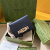 GUCCI-746059 AACAO 2741 인터로킹 G 파이톤 보우 지갑