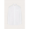 발렌티노 - VALENTINO 4V3ABR959VA_0BO COTTON POPLIN SHIRT WITH EMBROIDERED BUTTERFLY