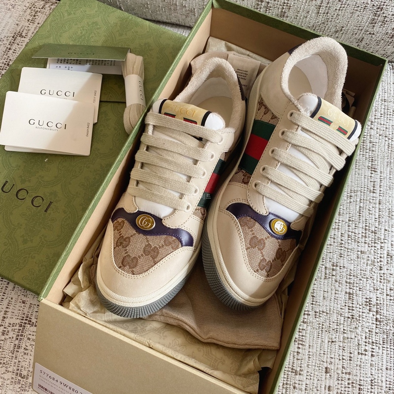 GUCCI- 구찌 677423 HVKI0 9765 MEN'S SCREENER TRAINER